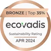 Ecovadis Bronze Logo 2024